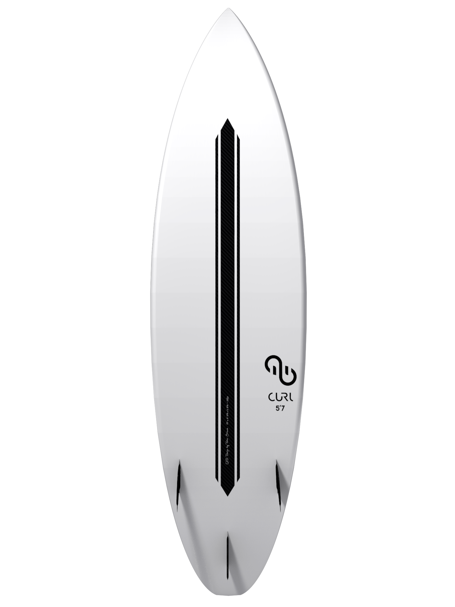 Eleveight Curl Surfboard back