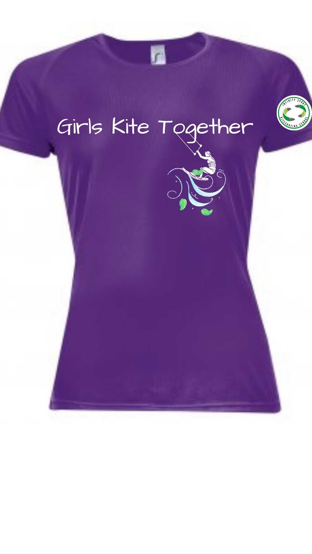 Girls Kite Together