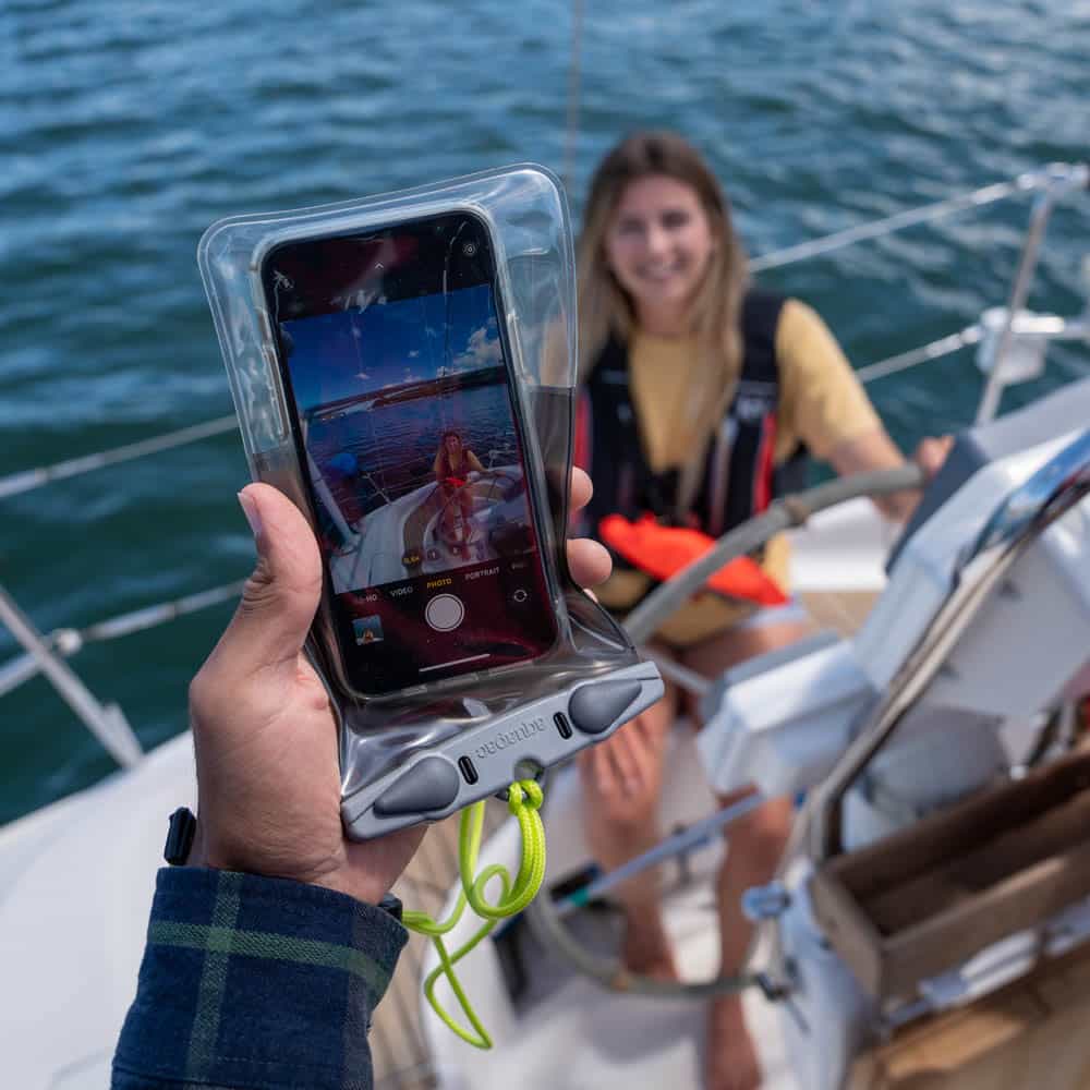 Aquapack Waterproof Phone Case for watersport use