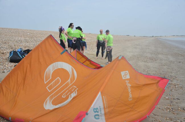 Kitesurfing group beginner lesson