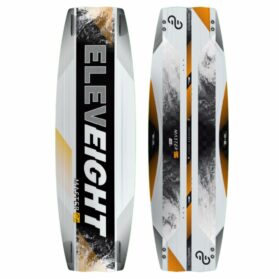 Eleveight Master C+ V6 - Top-tier carbon Twintip Kiteboard tailored for freeride to freestyle