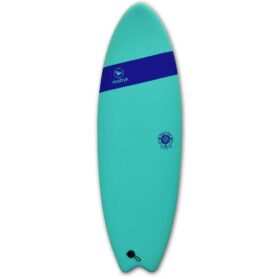 Mobyk Quad Fish Softboard caters to surfers of all levels for safe and enjoyable rides