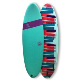 Mobyk 6'4 Rounder Softboard - for beginner or experienced surfer in smaller conditions.
