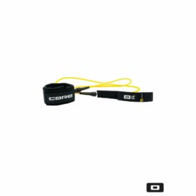 CORE Surf Leash 6ft - Vibrant CORE yellow for easy underwater visibility.